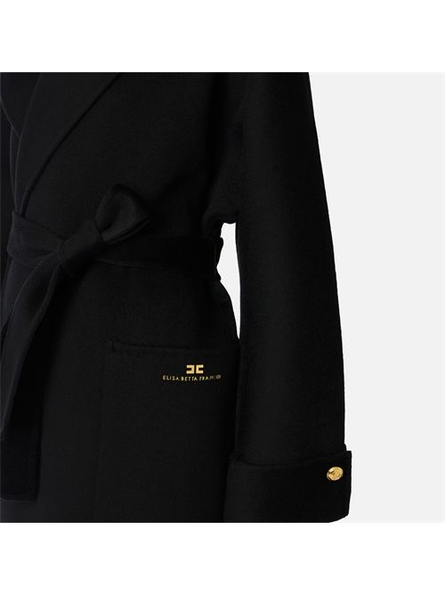 Cappotto in panno di misto lana double ELISABETTA FRANCHI | CP68D56E2/110